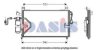 DAIHA 8846087743 Condenser, air conditioning